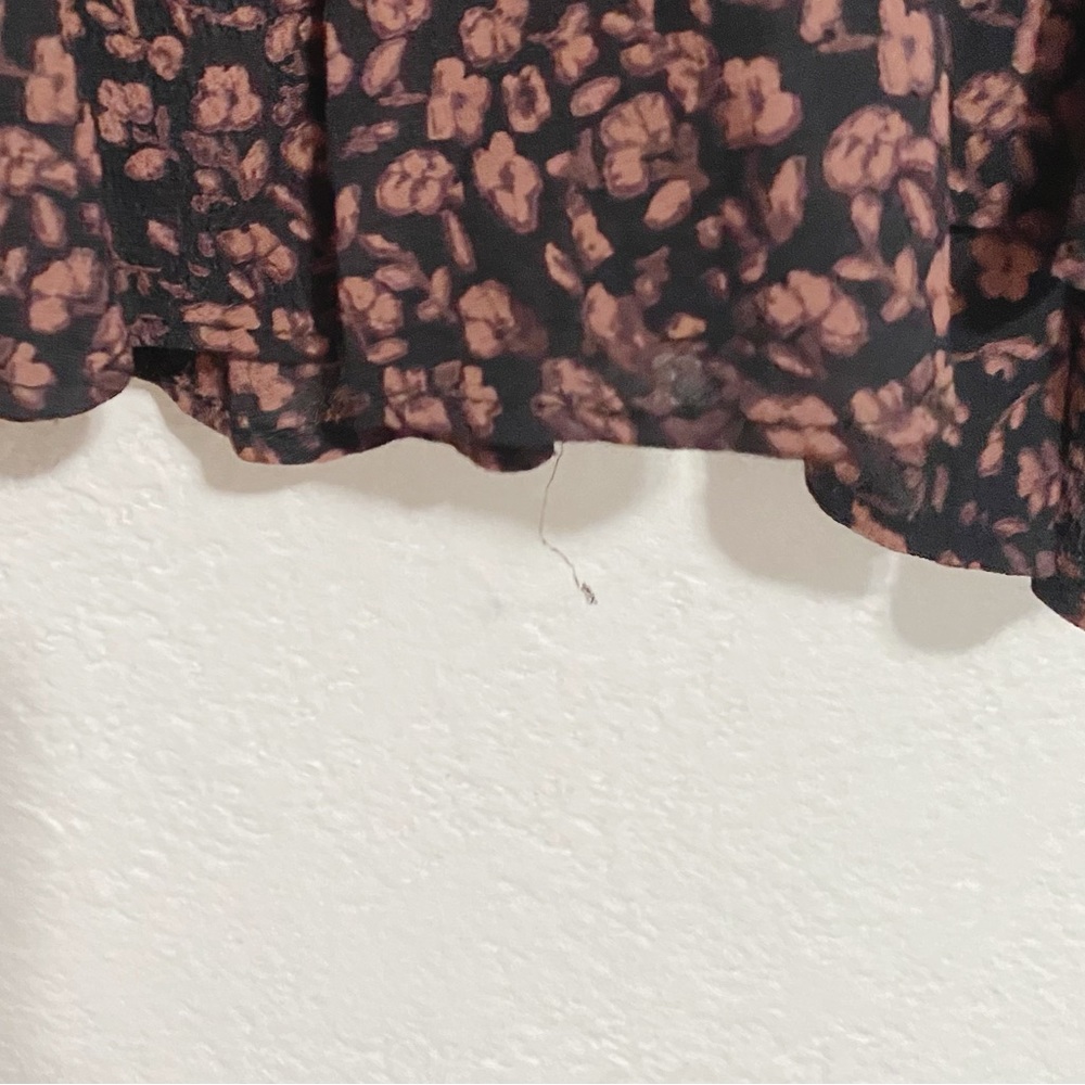 Anthropologie Nichola peplum top billowing sleeves size M - Picture 9 of 9